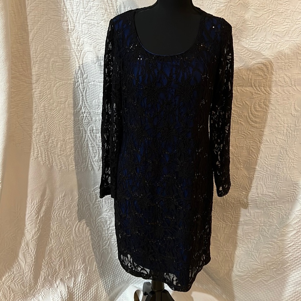 Michael‎ Tyler lace sequin dress, size medium